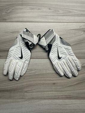 Nike NFL Vapor Jet Football Gloves White/Black 3XL